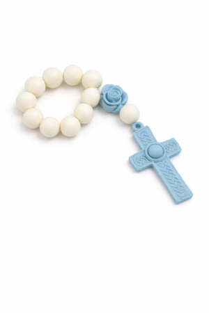 Różaniec niebieski 1szt.