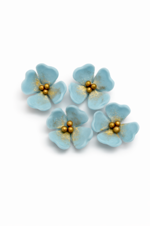 Kwiatki małe niebieskie - 25szt.