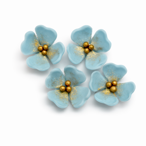 Kwiatki małe niebieskie - 25szt.