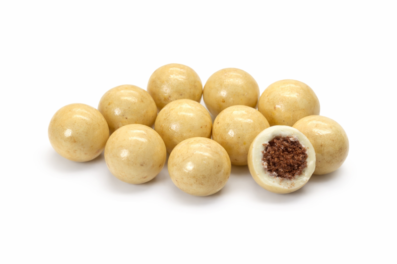 Kulki z nadzieniem - Perła czekoladowa ecru 200g