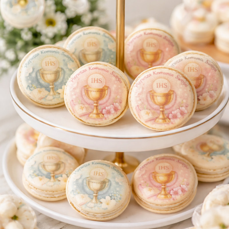 Korpus z nadrukiem na Pierwszą Komunię św. 3,5cm