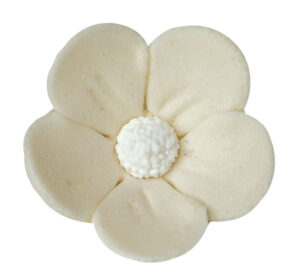 Kwiat jabłoni biały ecru