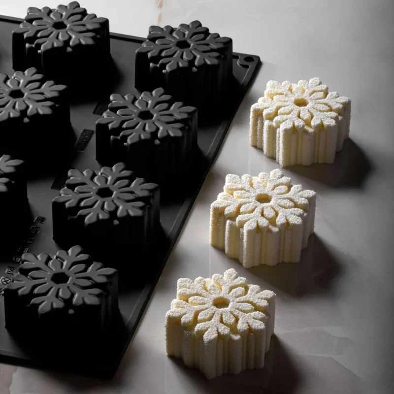 Forma silikonowa Pavoni - płatki śniegu