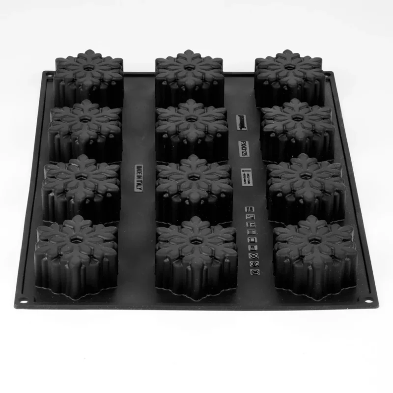 Forma silikonowa Pavoni - płatki śniegu