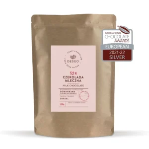 Czekolada mleczna 52% Dominikana 500g