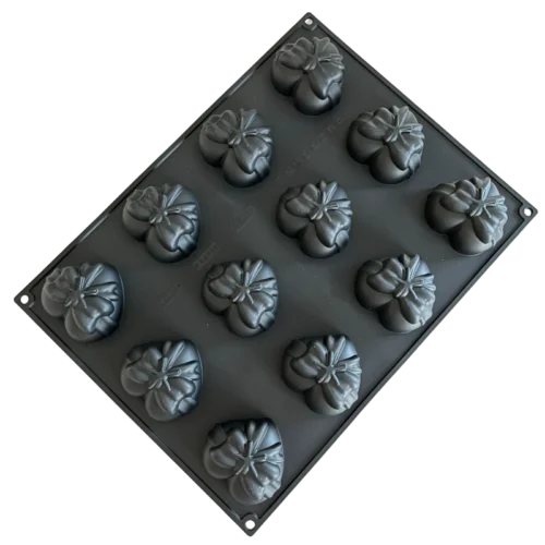 Forma silikonowa Pavoni - serca z kokardką