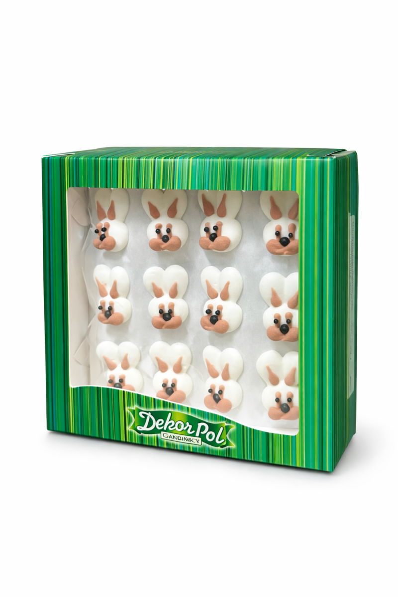 Zajączek mały - biało-brązowy 48szt.