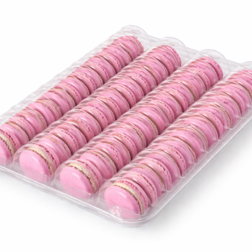 Korpusy makaroników różowe 3,5cm