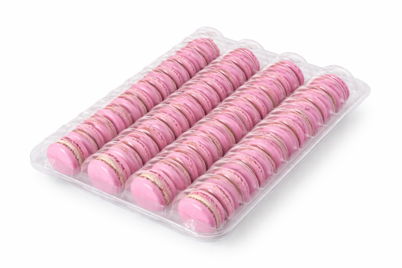 Korpusy makaroników różowe 3,5cm