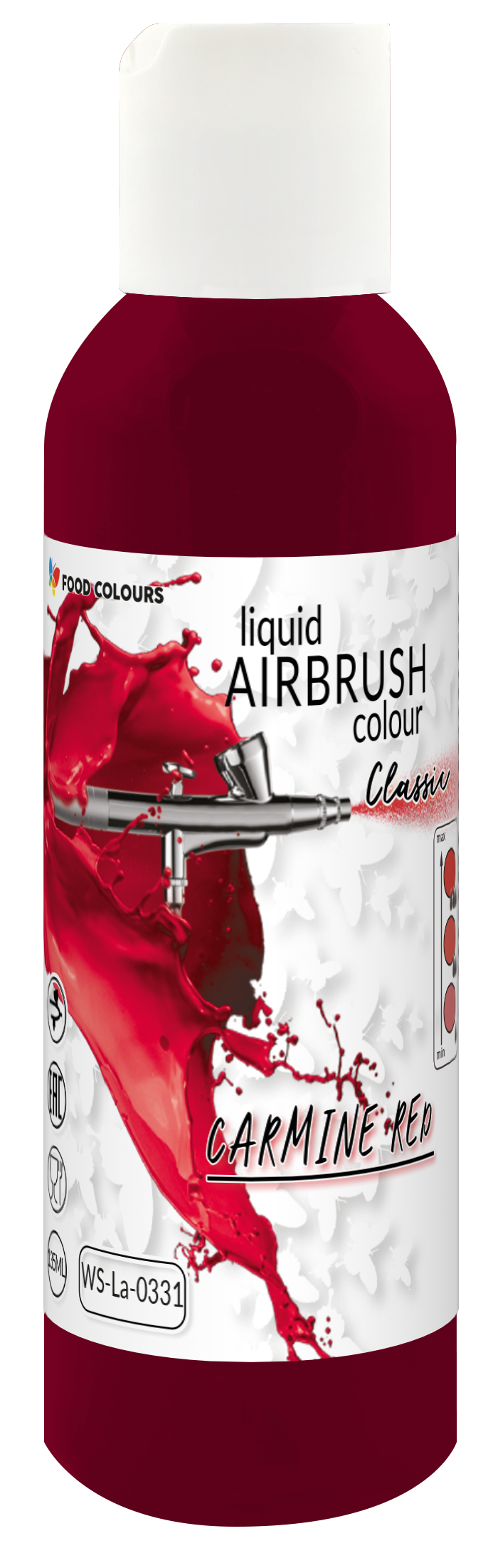 WS-LA-0331 CARMINE RED Barwnik do aerografu Classic 135ml Carmine Red