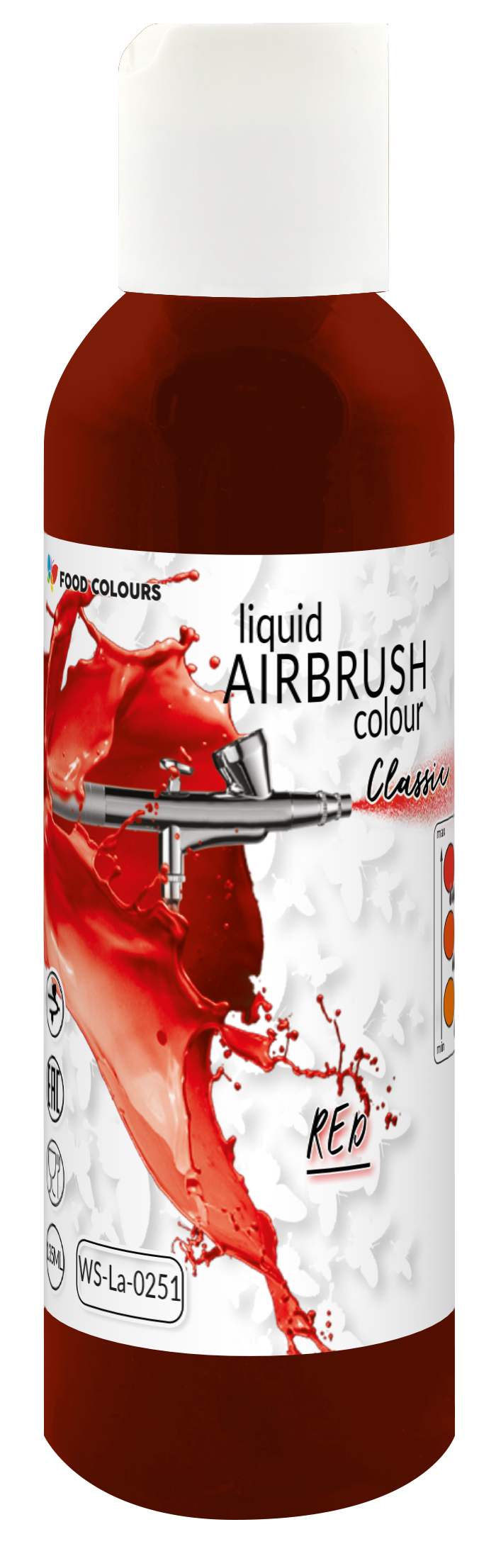 WS-La-0251 RED Barwnik do aerografu Classic 135ml Red