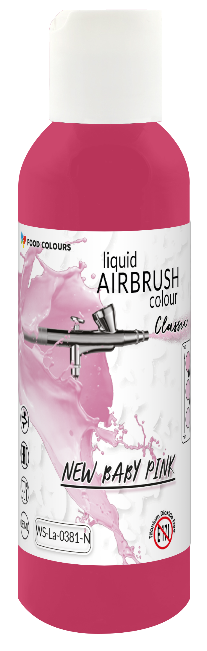 Barwnik do aerografu Classic 135ml  New Baby Pink