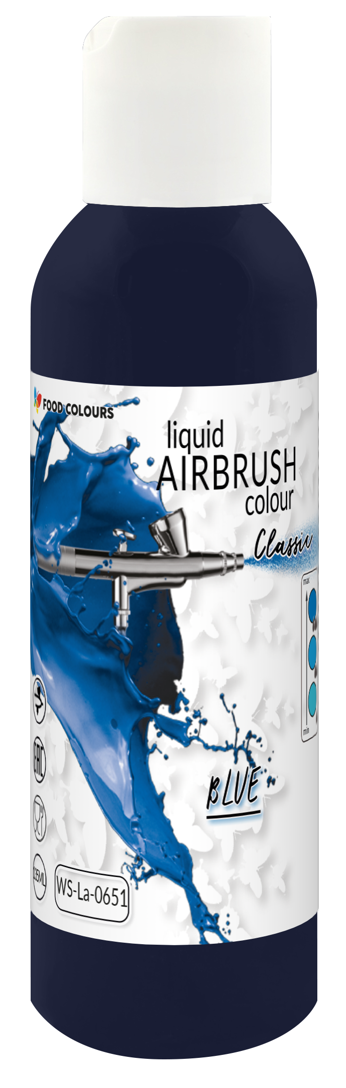WS-La-0651 BLUE (1) Barwnik do aerografu Classic 135ml Blue