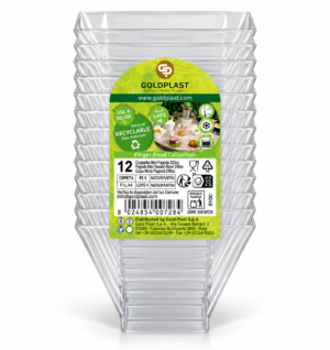 Plastikowe pucharki do deserów 200ml
