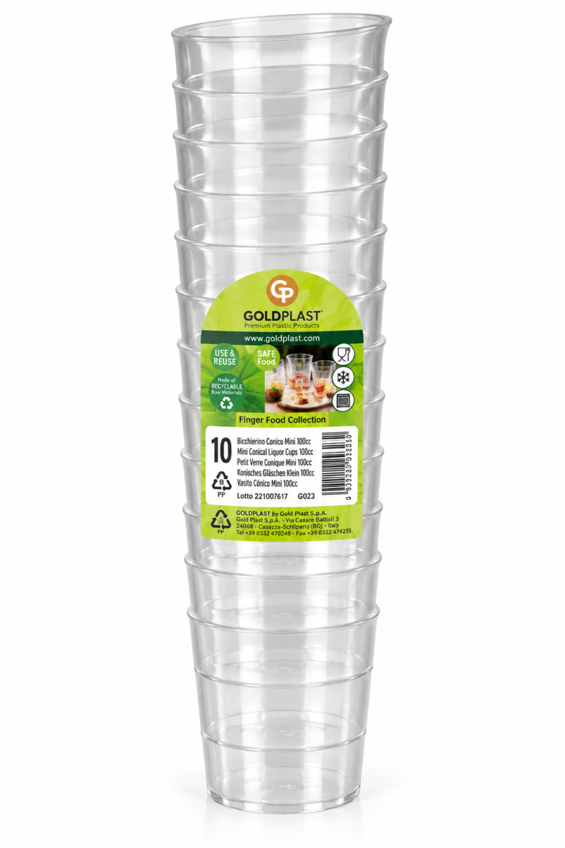 Plastikowe pucharki do deserów 100ml