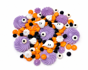 Zestaw Dekoracji na Halloween Bezy i Oczy