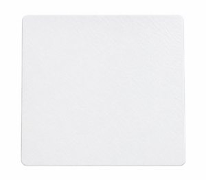 Kwadratowa, biała podkładka pod monoporcje 8,5cmx8,5cm